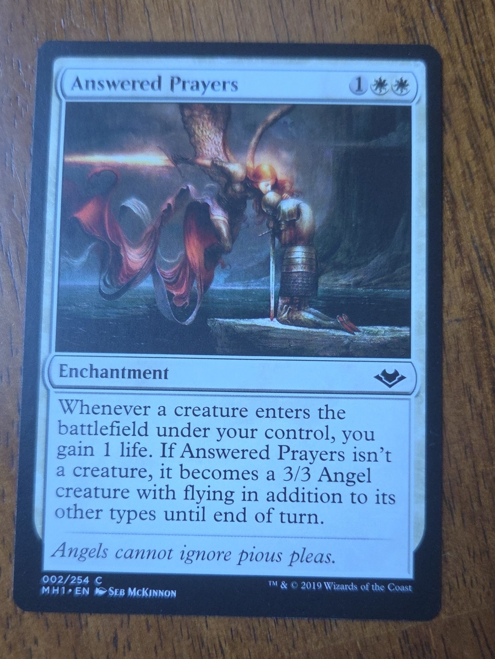 Answered Prayers - White Enchantment Card (Magic: The Gathering)